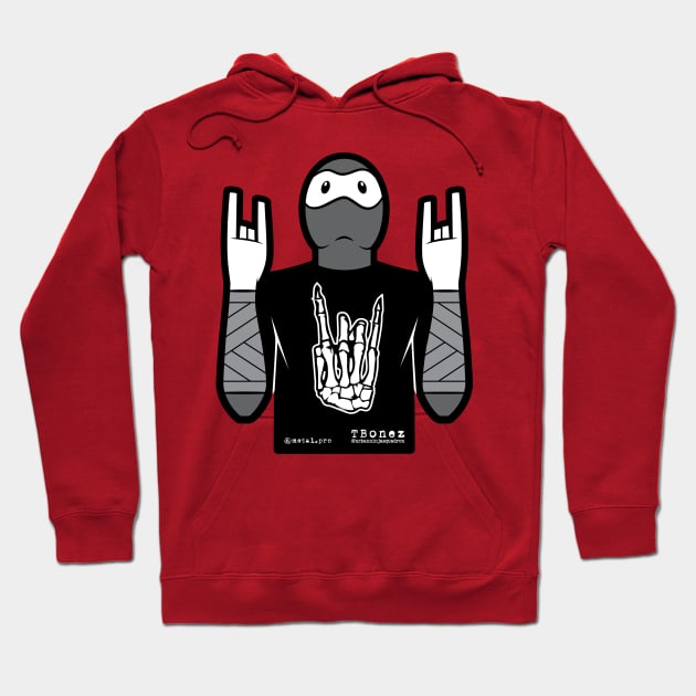 Metal Ninja Hoodie by urban_ninja